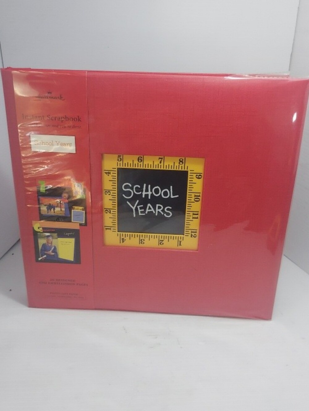 Hallmark Red School Years Memory Scrapbook 20 Pages New